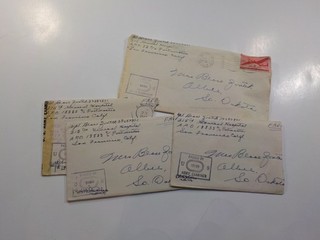 4 WW2 Letters Soldier To Wife Censored Mail War Albee South Dakota VTG WWII Lot