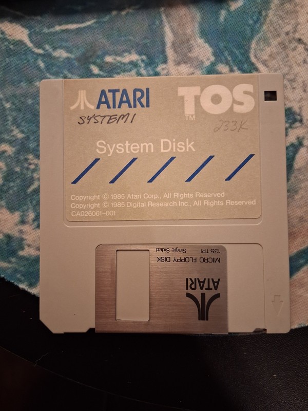 Atari ST TOS System DISKS