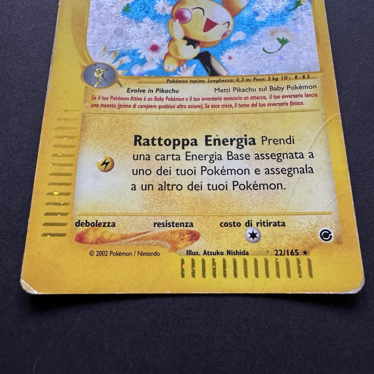PICHU #22/165 Holo ITA Expedition E-Series 2002 - Pokemon Nintendo