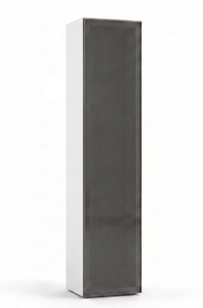 2X Vitrinenschrank Weiß Moderner Stil Minimalistisch HäNgeschrank Regal-image