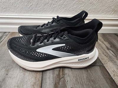  Brooks Glycerin GTS 23 Mens Running Shoes Plush Cushion Black/Grey/White Sz 6