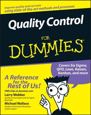 Quality Control for Dummies by Larry Webber PAPERBACK 9780470069097