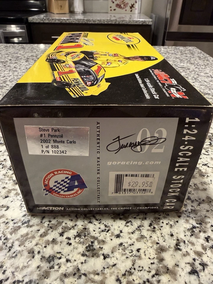 Penzoil Steve Park #1 Action Racing escala 1:24 Stock Car Bank 1 de 888 Foto 2 de 4