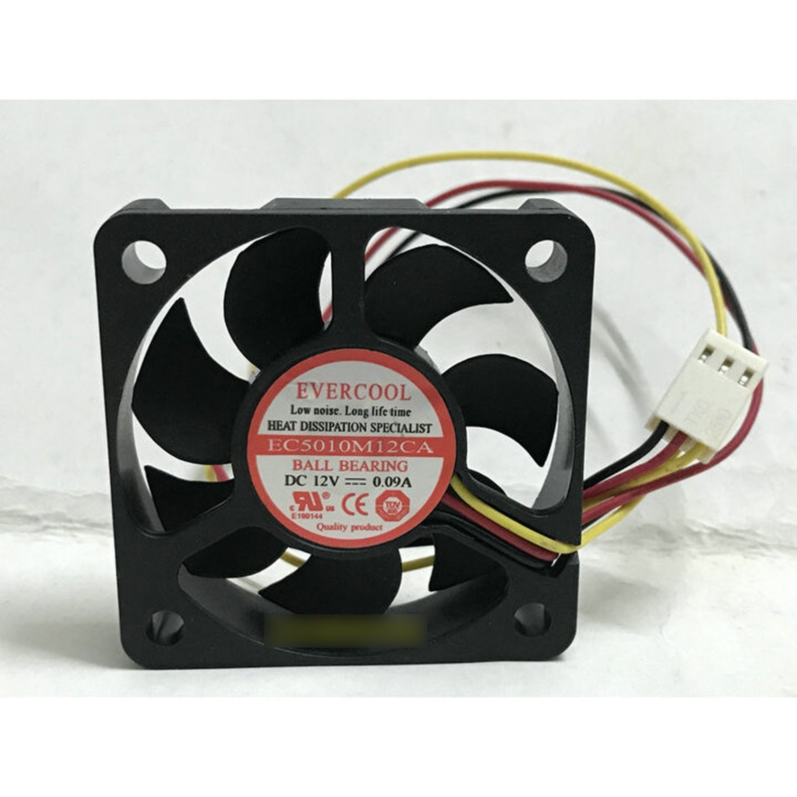 1PCS New EVERCOOL EC5010M12CA DC12V 0.09A 3pin CPU fan #tr