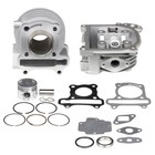 Zylinder 50ccm 64mm Ventile mit SLS Kopf für GY6 4T QMA/QMB REX Baotian BT49QT