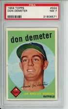 1959 Topps Don Demeter #324 PSA 7