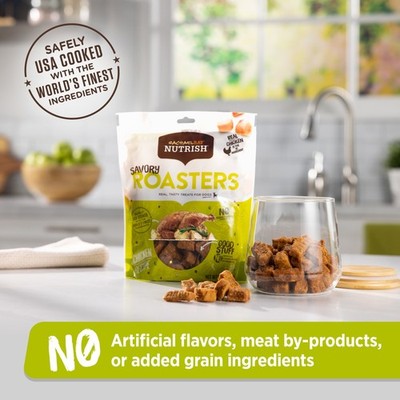  Nutrish Savory Roasters Dog Treats, Chicken Recipe, 12-Ounce Pouch