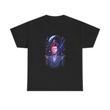 Camiseta David Bowie Retrato Cósmico - Camiseta Banda Retro Vintage - NUEVA