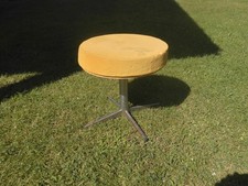 70er Jahre Hocker -  Chrom - Vintage