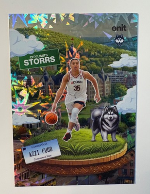 #ad Azzi Fudd City Limits 1 1 CASE HIT UCONN STAR GUARD ONLY 1 FIREWORKS $849.99