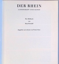 Der Rhein: Landschaft und Kunst Retzlaff, Hans  und Werner Kloos: