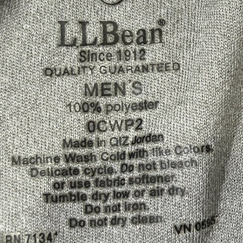 LL Bean Mens Gray Lounge Pants Sleepwear Casual Bottom Comfy Pajama Thermal Wear - Picture 4 of 6