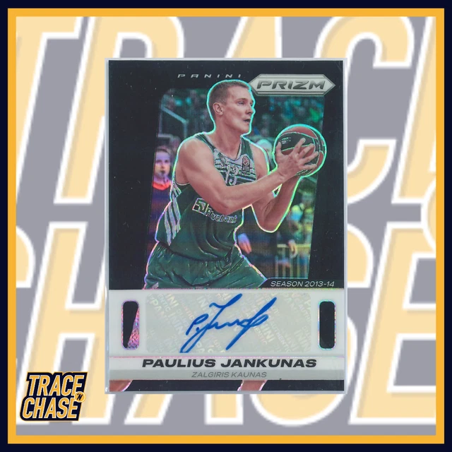 2024-25 Panini Prizm Euroleague BK Paulius Jankunas Retro Signatures Black 1/1