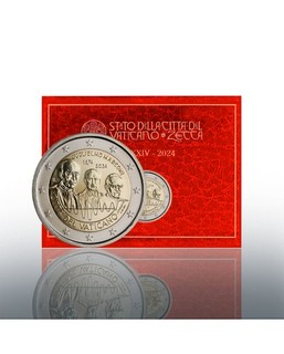 VATICANO 2024  2 EURO 150 ANNI NASCITA GUGLIELMO MARCONI FDC Prevendita