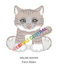 Webkinz Classic Farm Kitten Code Only messaged