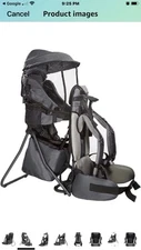ClevrPlus Deluxe Adjustable Baby Carrier CRS600213 Hiking Backpack Camping