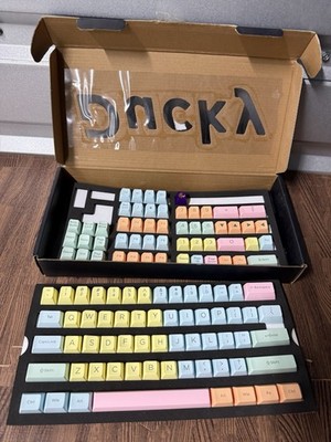 Hardcap x Ducky Cotton Candy 108 Key SA Profile Double Shot ABS Keycap Set