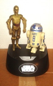 Vintage Star Wars Electronic Talking Bank C3PO & R2D2 Thinkway Toy *Read