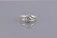 Boma Sterling Silver Interlocking Love Knot Looped Band Ring 925 Sz: 6