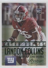 2015 Panini Prestige Rookie Extra Points Green Landon Collins #260 8d2