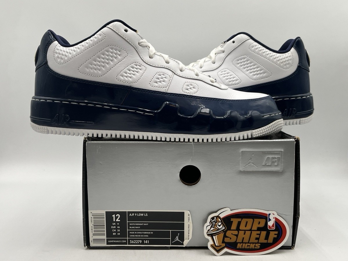 Nike Air Jordan Fusion 9 LS Midnight Navy 2009 Size 12 Authentic