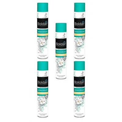 [-5] BOLDAIR Lot de 5 Désodorisants Aromathérapie 500 ml parfum Activ Fleurs ...