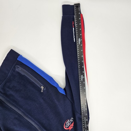 RLX BIG PONY Ralph Lauren 2015 US Open Track Jacket Boys Size Large Navy Blue - Picture 8 of 24