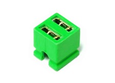 Multi-Jumper Bridge 4-Pin 2-Row Header Green 2x Short Circuit Bridge Green 2.54