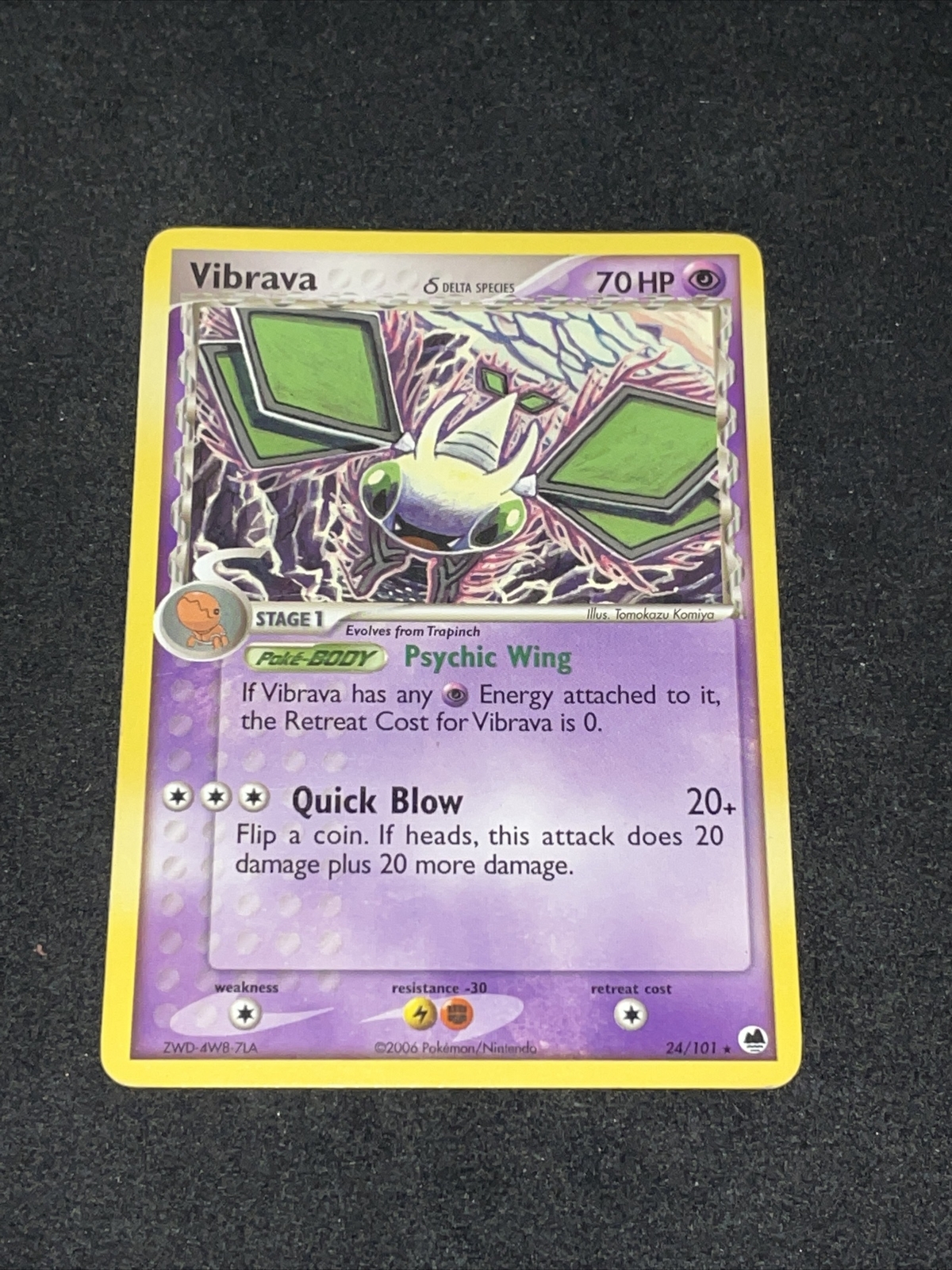 Pokemon TCG Card Dragon Frontiers 2006 - Vibrava 24/101 Near Mint