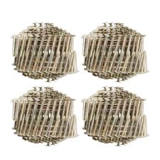 7200Pcs Galvanized Coil Roofing Nail 3/8" Head Diameter 15 Degree 1-1/4" × 0.12"