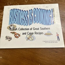 Business Is Cooking In New Orleans Southern Style And Cajun Recipes Vintage 42pg