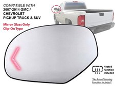 Espejo de vidrio para SILVERADO SIERRA TAHOE 2007-2014 Señal de flecha Driver Lado izquierdo