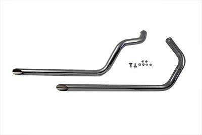 HARLEY Exhaust Drag Pipe Set Slash Cut fits 1979-1979 XL,