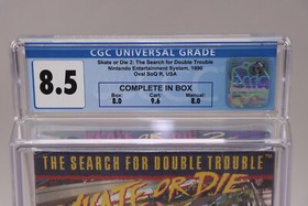 Skate or Die 2: The Search for Double Trouble Nintendo NES CIB CGC Graded 8.5