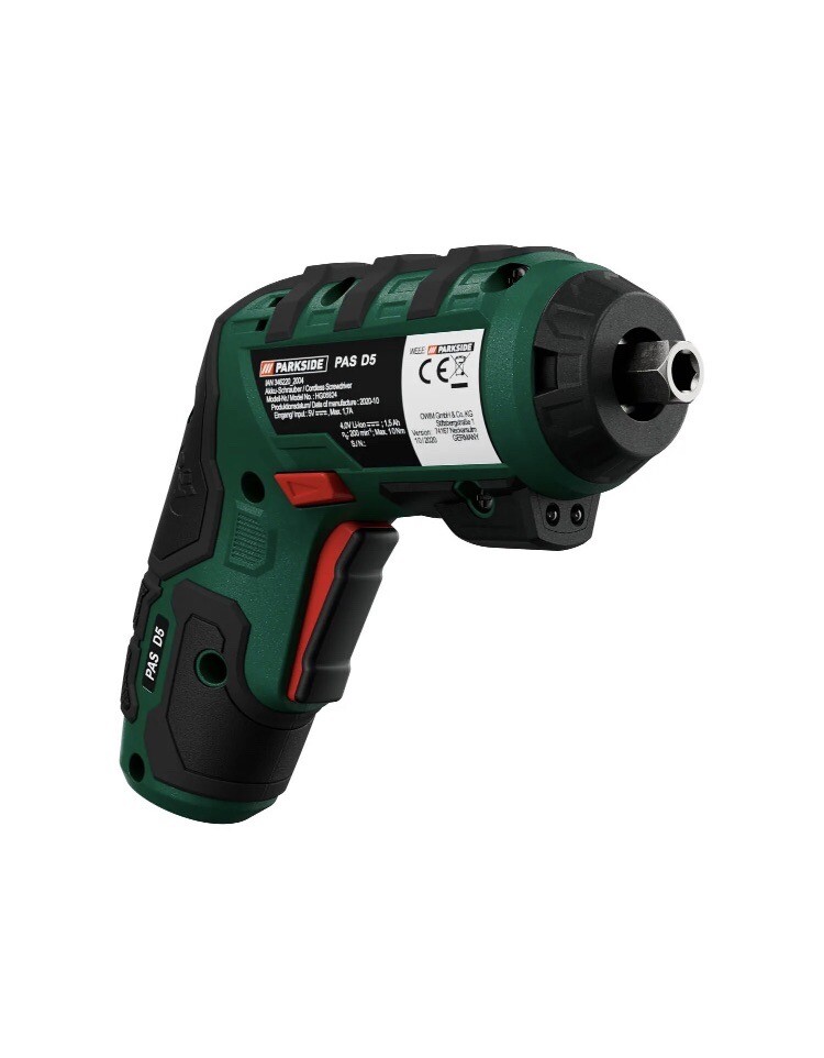 Parkside 4v Cordless Screwdriver With Exchangeable Attachments BRAND