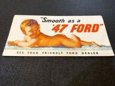 Blotter - 1947 Smooth As A 47 Ford See Your Friendly Ford Dealer Baby Blotter - 1947 Smooth As A 47 Ford See Your Friendly Ford Dealer Baby