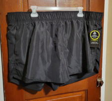 NWT Athletic Women's XXXL 22 Black Core Running Lined Shorts