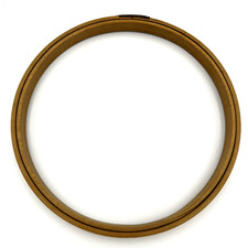 Gibbs Felt-Grip Lined Embroidery Hoop 6" Spring Tension Made In USA Vintage