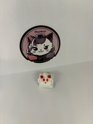 Salted Cream Swirl Handmade Pokemon Artisan Keycap For Mechanical Keyboard
