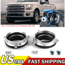 Pair 2 4WD 4X4 Lock Hub Axle Actuator For 04-15 Ford F150 03-15 Expedition