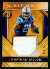 107 Relic, 2020 Panini GS, Newly Minted, Jonathan Taylor RC, #NM13, 180/225