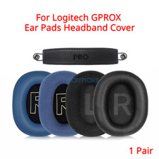 Replacement Ear Pads Headband Cover for Logitech GPROX Headphone