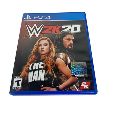 WWE 2K20 W2K20 PlayStation 4 PS4 Wrestling Video Game 