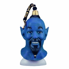 Cosplay Movie Aladdin and The Magic Lamp Mask Blue Elf Halloween Fancy Mask Prop