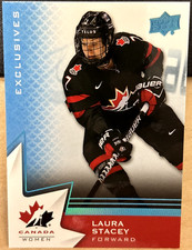 2020-21 Team Canada Women Exclusives BLUE #67 Laura Stacey Montreal Victoire