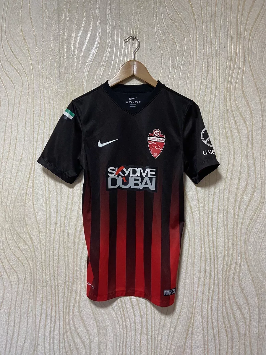 AL AHLI DUBAI 2016 2017 HOME FOOTBALL SHIRT SOCCER JERSEY NIKE sz S MEN