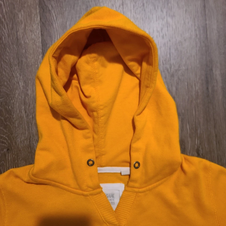 Sudadera con capucha para mujer ADELPHI Panthers pequeña liga amarilla colegiada outfitters algodón Foto 4 de 4