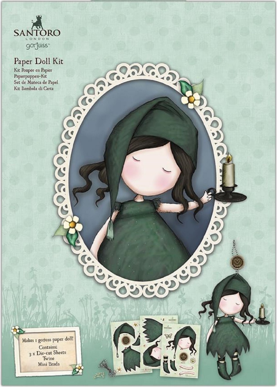 SANTORO Gorjuss Paper Doll Kit Die Cut Craft Kit eBay
