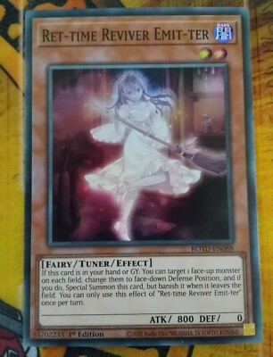ROTD-DE088 - Ret-time Reviver Emit-ter - Super Rare - 1. Auflage - YuGiOh 
